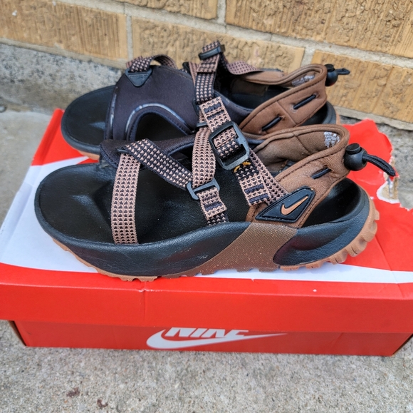Nike Oneonta Black Brown Sport Trail Sandals Womens 5 - Picture 3 of 12